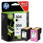 Original Hp 304 Black Color Tintenpatronen 2Er Pack