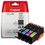 Original Canon Cli 551 4Er Pack Color Tintenpatronen