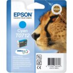 Original Epson Stylus Office Bx 600 Fw C13T07124011 T0712 Druckerpatrone Cyan