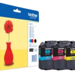 Brother Lc 121 Multipack Schwarz Cyan Magenta Yellow