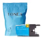 Tonex Alternativ Fur Brother Lc 1280Xlc Tinte Cyan Bis Zu 1200 Seiten