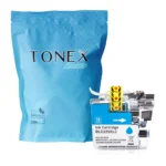 Tonex Alternativ Fur Brother Lc225Xlc Tinte Cyan Bis Zu 1200 Seiten