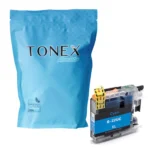 Tonex Alternativ Fur Brother Lc 22U Tinte Cyan Bis Zu 1200 Seiten