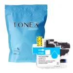 Tonex Alternativ Fur Brother Lc3217C Tinte Cyan Bis Zu 550 Seiten