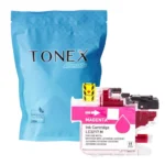 Tonex Alternativ Fur Brother Lc3217M Tinte Magenta Bis Zu 550 Seiten