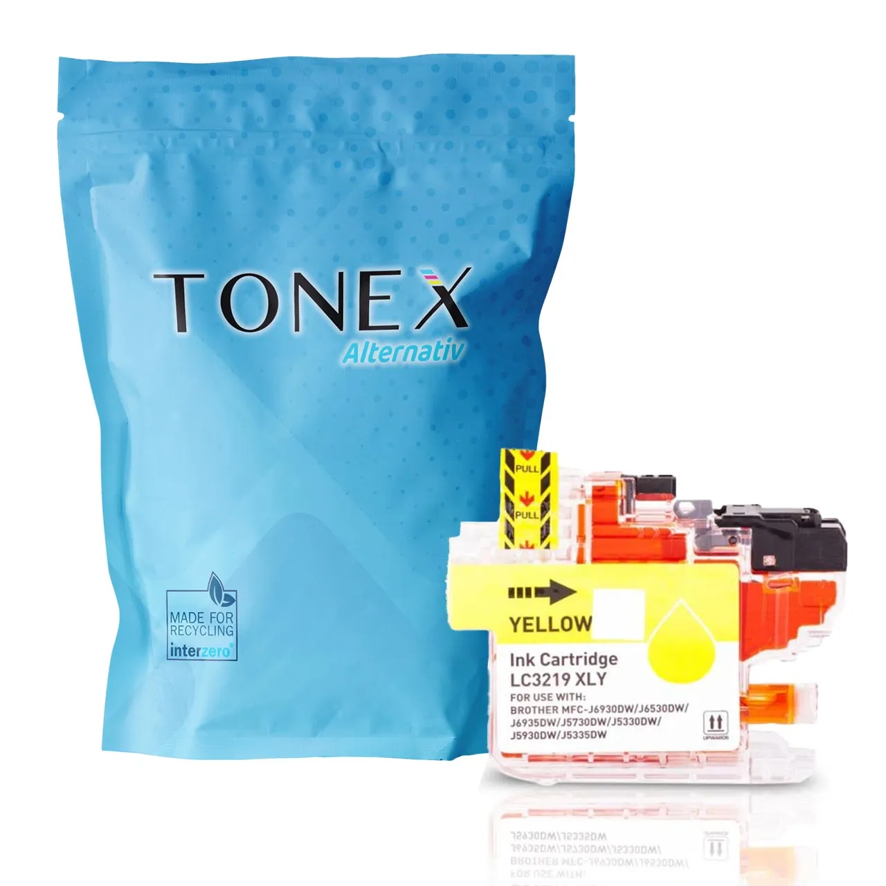 brother-lc-3219xl-yellow Tonex Alternativ Fur Brother Lc3219Xly Tinte Gelb Bis Zu 1500 Seiten - Image 1