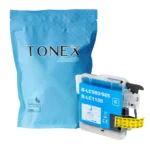 Tonex Alternativ Fur Brother Lc 985 Tinte Cyan Bis Zu 400 Seiten