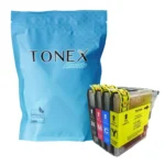 Tonex Alternativ Fur Brother Lc 985 Tinte Schwarz Cyan Magenta Gelb Bis Zu 300 Seiten Spar Set