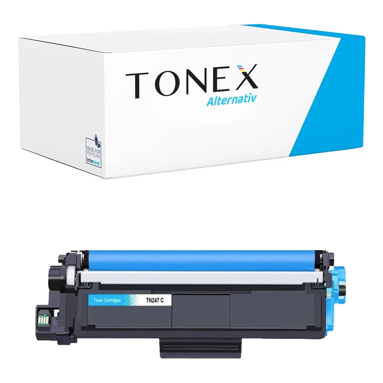 brother-tn-247-cyan Tonex Alternativ Fur Brother Tn 247C Toner Cyan Bis Zu 2300 Seiten - Image 1