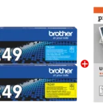 Brother Tn 249 Mcvp Schwarz Cyan Magenta Gelb Weiss Value Pack Prindo Universal Papier 2500 Blatt