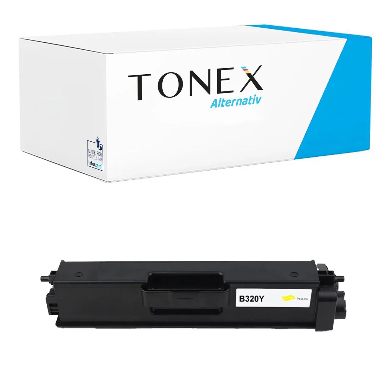 brother-tn-320-y Tonex Alternativ Fur Brother Tn 320Y Toner Gelb Bis Zu 1500 Seiten - Image 1