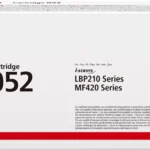 Canon 052 Schwarz Toner