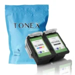 Tonex Alternativ Fur Canon Pg 545Xl Cl 546Xl 8286B006 Tinte Schwarz Color Bis Zu 400 Seiten 400Ml Spar Set