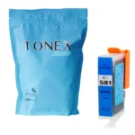 Tonex Alternativ Fur Canon Cli 581Xxlc 1995C001 Tinte Cyan Bis Zu 820 Seiten 12Ml