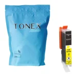 Tonex Alternativ Fur Canon Cli 521Y 2936B001 Tinte Gelb Bis Zu 500 Seiten
