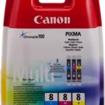 Canon Cli 8 Multipack Cyan Magenta Yellow