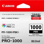 Canon Pfi 1000 Pbk Schwarz Foto Tintenpatrone