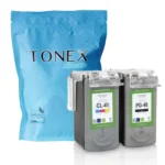 Tonex Alternativ Fur Canon Pg 40 Cl 41 0615B043 Tinte Schwarz Color 33Ml Spar Set