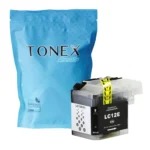 Tonex Alternativ Fur Brother Lc 12Ebk Tinte Schwarz Bis Zu 2400 Seiten