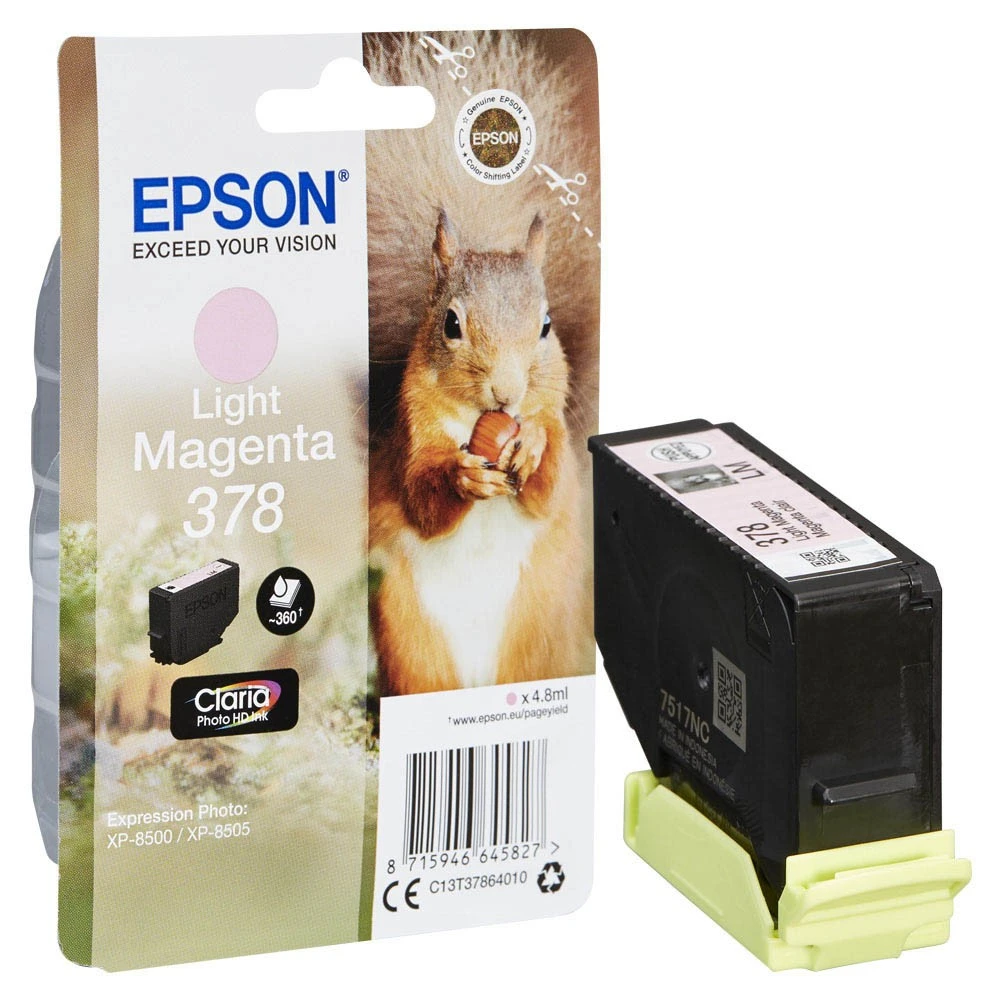 epson-378-t37864-light-magenta-tintenpatrone-432935 Original Epson 378 Light Magenta Tintenpatrone - Image 1