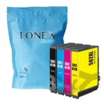 Tonex Alternativ Fur Epson 502Xl C13T02W64010 Tinte Schwarz Cyan Magenta Gelb 49Ml Spar Set