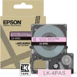 Epson Lk 4Pas Schriftband Grau Auf Hotpink