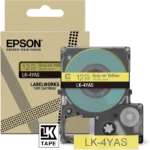 Epson Lk 4Yas Schriftband Grau Auf Gelb