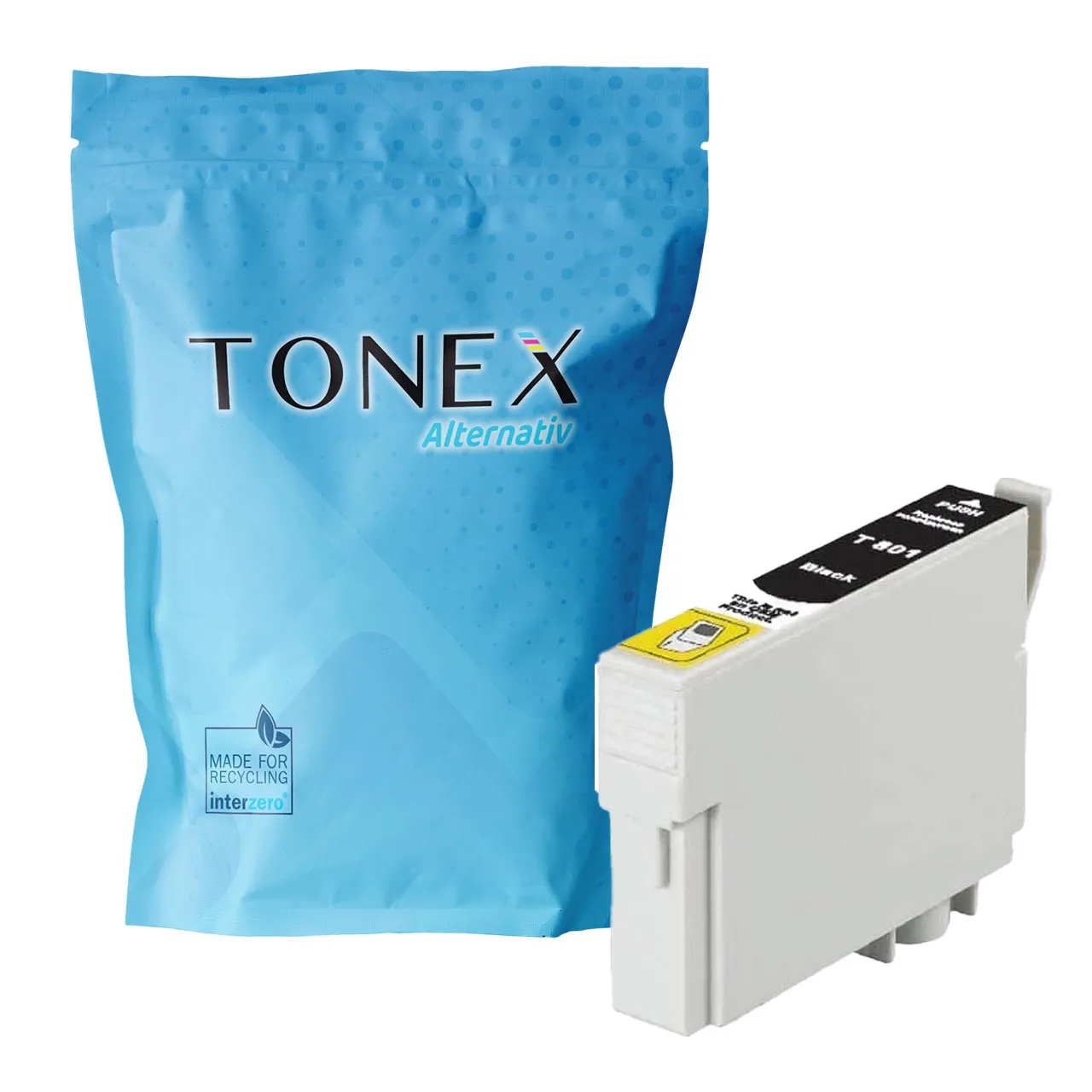 epson-t-0801-c13t08014011 Tonex Alternativ Fur Epson T 0801 C13T08014011 Tinte Schwarz Bis Zu 330 Seiten - Image 1