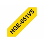 Brother Hge 651V5 Schwarz Auf Gelb Rolle 24 Cm X 8 M 550990908