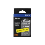 Brother Hse 631E Schwarz Auf Gelb Rolle 112 Cm X 15 M