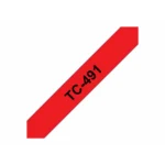 Brother Schwarz Auf Rot Rolle 09 Cm Laminiertes Band