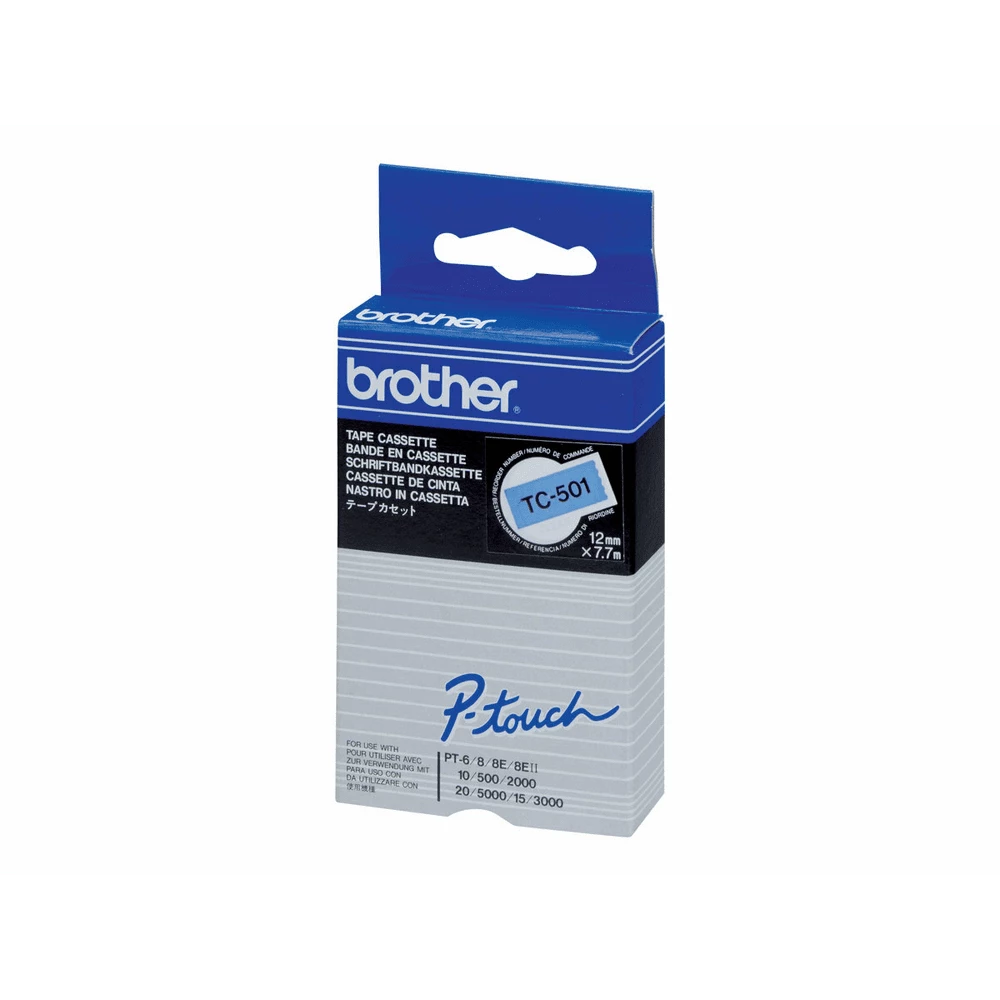 fbbr-tc501o-e4b5c8615997cf9c51f7f78907401c5d-192562-1-ecbd4e911dc4e5f9e8831fed8dfaf22f-1 Brother Schwarz Blau Rolle 12 Cm X 77 M 1 Stck Druckerband - Image 1