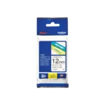 Brother Tze 231 Selbstklebend Schwarz Auf Weiss Rolle 12 Cm X 8 M