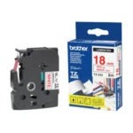 Brother Glanzend Rot Auf Weiss Rolle 18 Cm X 8 M 2143671175