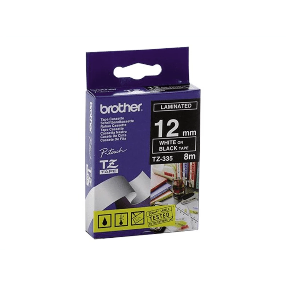fbbr-tz335o-29d2e789b5db73cdcb4e3d72db969d7f-357378-1-7059b6d1f360ddb0fd7e39d4a8ed0daa-1 Brother Rolle 12 Cm X 8 M 1 Kassetten Laminiertes Band 560504439 - Image 1