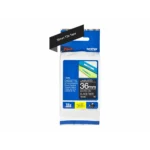 Brother Tze 365 Weiss Auf Schwarz Rolle 36 Cm X 8 M