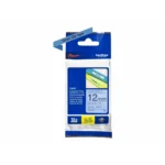 Brother Tze 531 Schwarz Auf Blau Rolle 12 Cm X 8 M