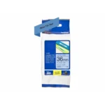 Brother Tze 561 Schwarz Auf Blau Rolle 36 Cm X 8 M