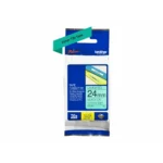 Brother Tze 751 Schwarz Auf Grun Rolle 24 Cm X 8 M