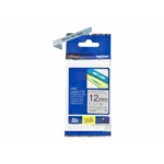 Brother Tze M931 Schwarz Auf Silber Matt Rolle 12 Cm X 8 M