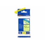 Brother Tze C31 Schwarz Auf Neongelb Rolle 12 Cm X 5 M