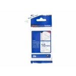 Brother Tze Fa4 Gewebe Blau Auf Weiss Rolle 18 Cm X 3 M