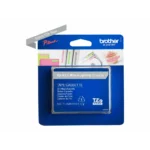 Brother Tzemql3 Schriftbandkassette 12Mm Weiss Auf Hellgrau 1638492625