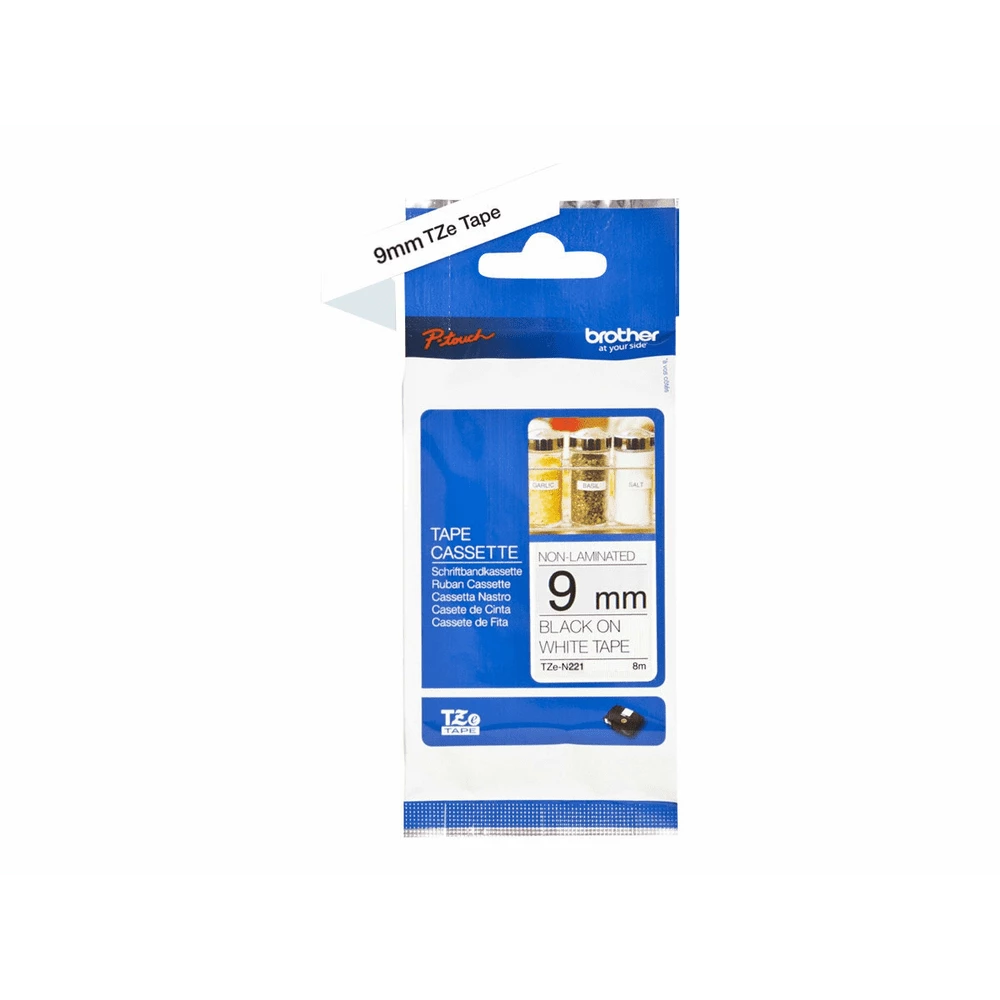 fbbr-tzen221-795043470510ec7924661a30caa9cff2-192093-1-22950f801e636ac07f5392e4f617884d Brother Tze N221 Schwarz Auf Weiss Rolle 09 Cm X 8 M - Image 1