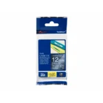 P Touch Tze Pr935 Weiss Auf Premium Glitter Silver 12Mm