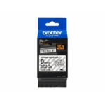 Brother Tze S121 Extra Starker Klebstoff Schwarz Auf Durchsichtig Rolle 09 Cm X 8 M