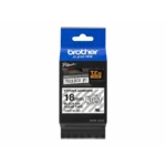 P Touch Tzes141 Spezialband Extra Stark Klebend Schwarztransparent 8M Laminiert 18Mm