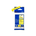 P Touch Tzes641 Spezialband Extra Stark Klebend Schwarzgelb 8M Laminiert 18Mm