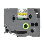 Brother Tze Sl651 Selbstklebend Schwarz Auf Gelb Rolle 24 Cm X 8 M 73393813