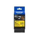 Brother Tze Fx621 Schwarz Auf Gelb Rolle 09 Cm X 8 M 1414453451